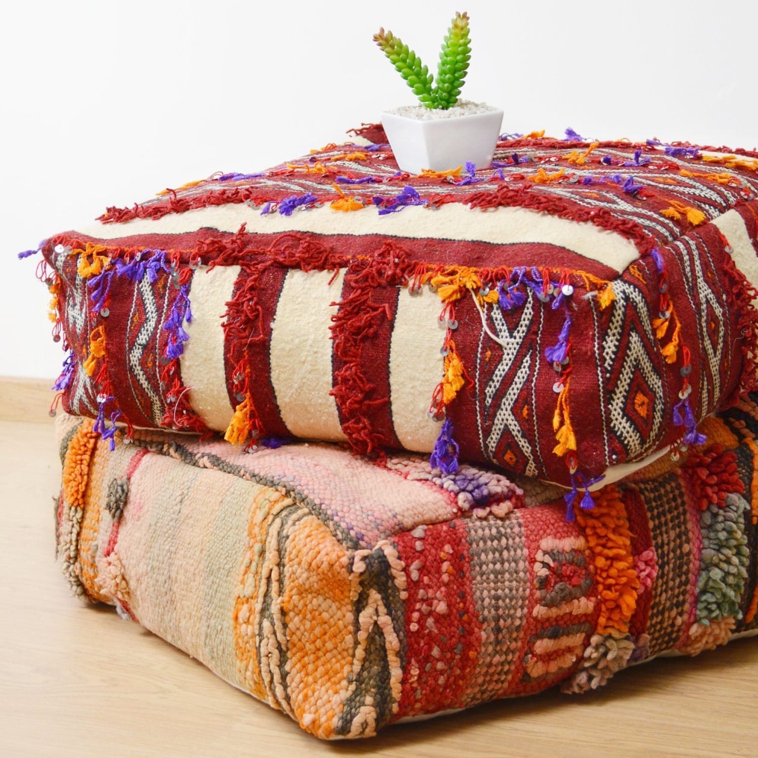 枕 Moroccan floor Pillow Cushion Handmade Moroccan Floor Pillows and Cushions | Benisouk – Zellige