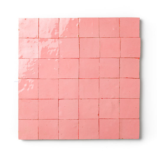 Blush Blooms - Zellige Tile